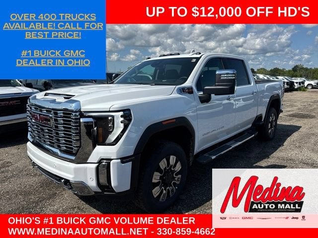 Summit White 2026 GMC Sierra 2500HD Pickup Truck Four-Wheel Drive Automatic