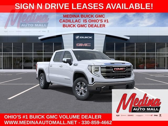 Glacier White Tricoat 2026 GMC Sierra 1500 Pickup Truck Four-Wheel Drive Automatic