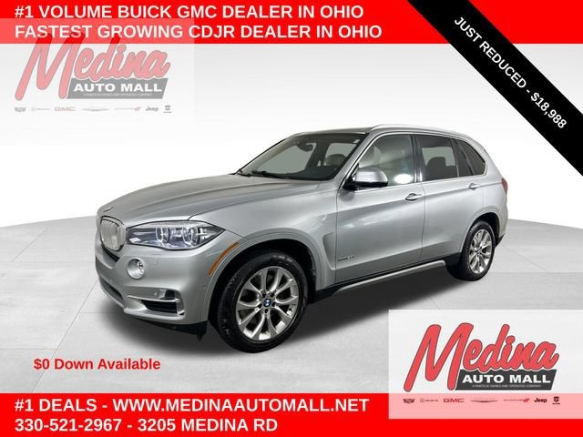 Glacier Silver Metallic 2018 BMW X5 SUV / Crossover All-Wheel Drive 8-Speed Automatic