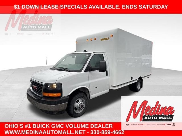 Summit White 2025 GMC Savana Chassis Van Rear-Wheel Drive Automatic