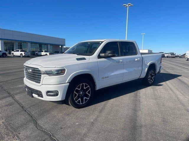 White 2025 RAM 1500 Pickup Truck Four-Wheel Drive Automatic