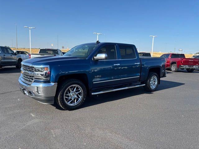 Deep Ocean Blue Metallic 2018 Chevrolet Silverado 1500 Pickup Truck Four-Wheel Drive Automatic