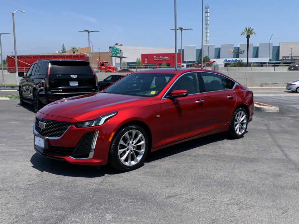 Radiant Red Tintcoat 2023 Cadillac CT5 Sedan Rear-Wheel Drive Automatic