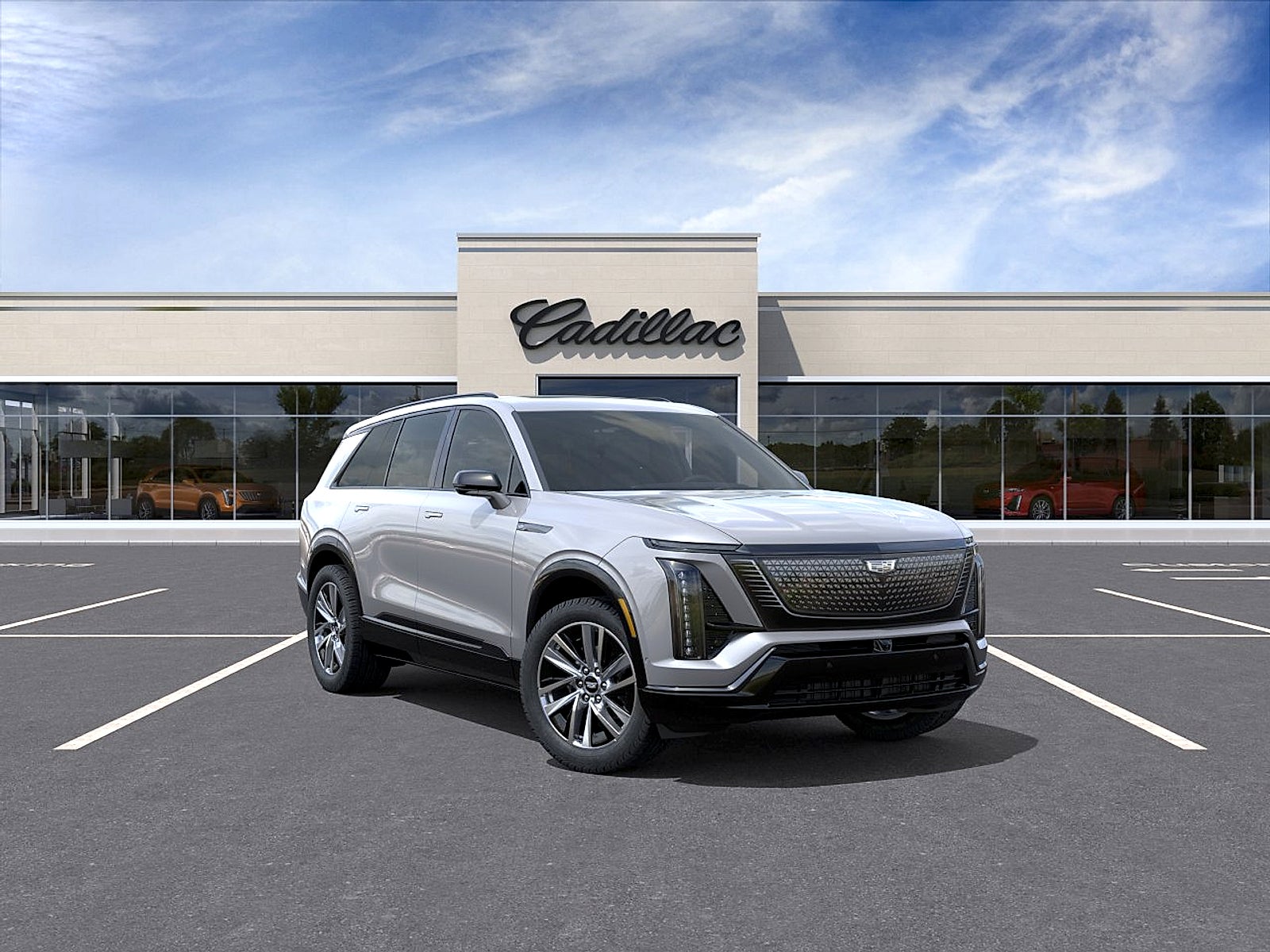 Argent Silver Metallic 2027 Cadillac VISTIQ SUV / Crossover All-Wheel Drive Automatic