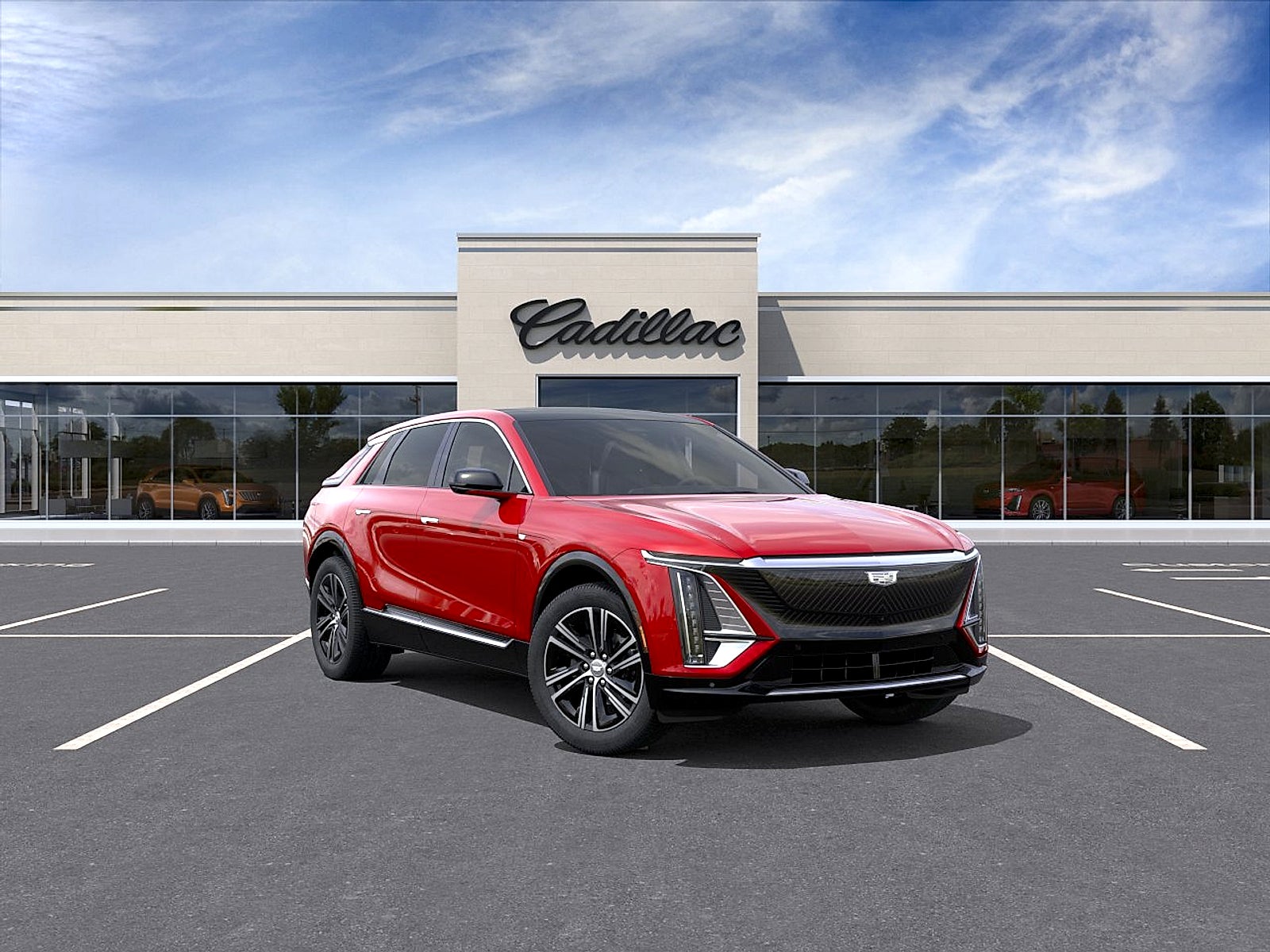 Radiant Red Tintcoat 2027 Cadillac LYRIQ SUV / Crossover Rear-Wheel Drive Automatic