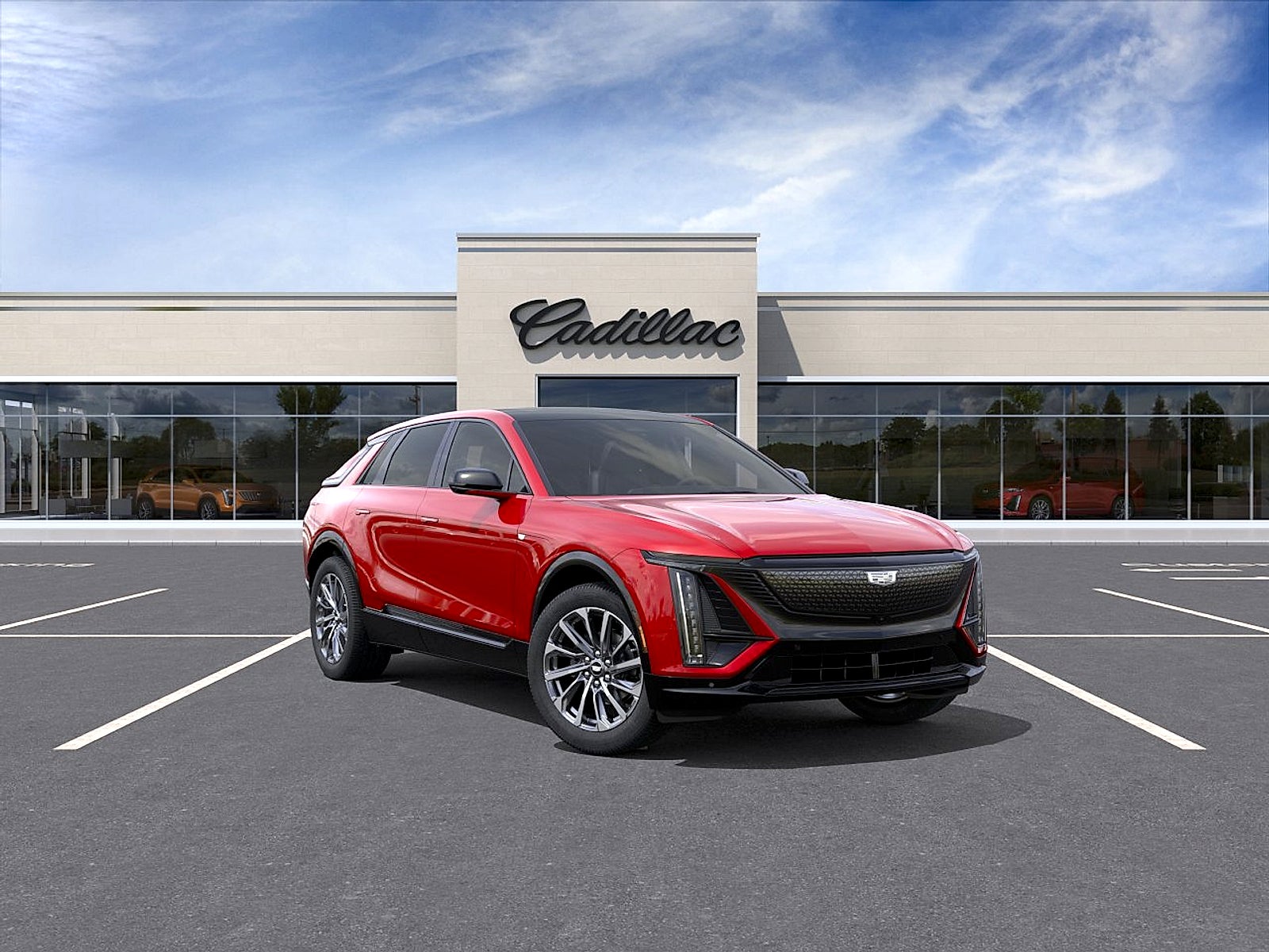Radiant Red Tintcoat 2027 Cadillac LYRIQ SUV / Crossover Rear-Wheel Drive Automatic