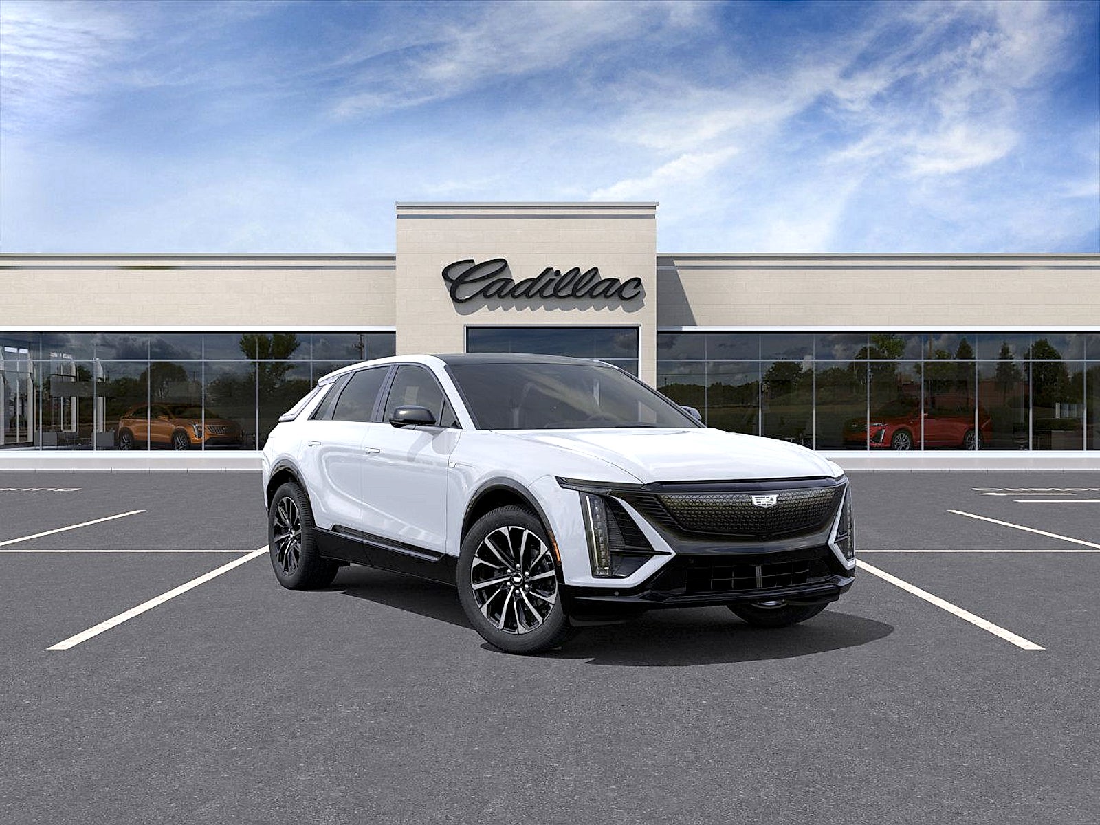 Vibrant White Tricoat 2026 Cadillac LYRIQ SUV / Crossover Rear-Wheel Drive Automatic