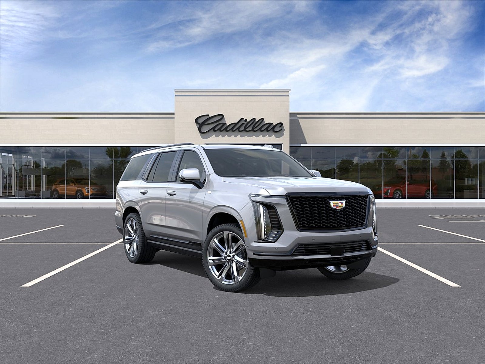 Argent Silver Metallic 2026 Cadillac Escalade SUV / Crossover Four-Wheel Drive Automatic