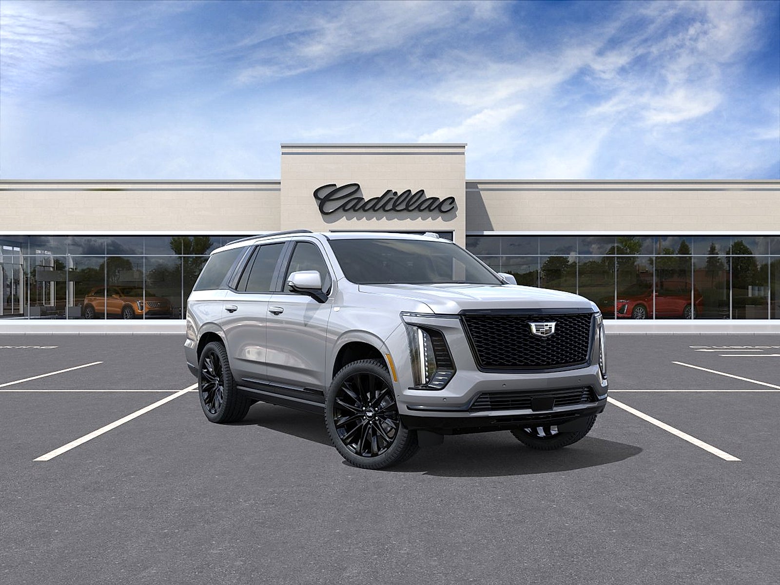 Argent Silver Metallic 2026 Cadillac Escalade SUV / Crossover Four-Wheel Drive Automatic