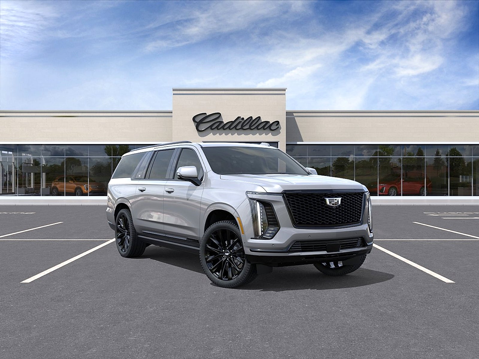 Argent Silver Metallic 2026 Cadillac Escalade ESV SUV / Crossover Four-Wheel Drive Automatic