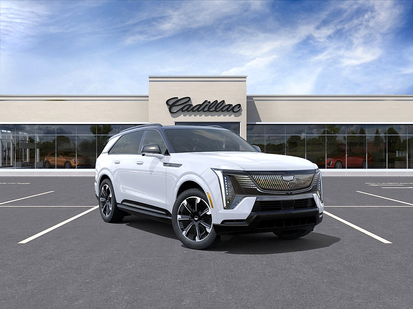 Vibrant White Tricoat 2026 Cadillac Escalade IQ SUV / Crossover All-Wheel Drive Automatic