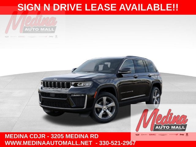 Diamond Black Crystal Pearl-Coat Exterior Paint 2026 Jeep Grand Cherokee SUV / Crossover Four-Wheel Drive 8-Speed Automatic