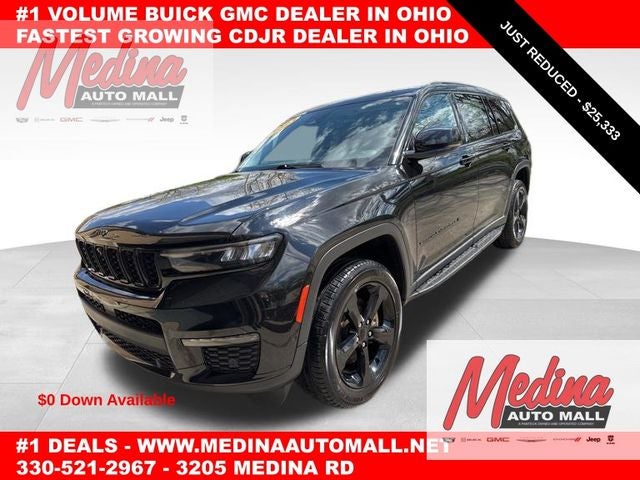 Diamond Black Crystal Pearlcoat 2023 Jeep Grand Cherokee L Limited 4WD SUV / Crossover Four-Wheel Drive 8-Speed Automatic