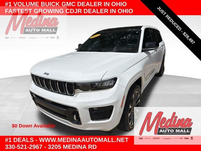 Bright White Clearcoat 2022 Jeep Grand Cherokee L SUV / Crossover Four-Wheel Drive Automatic