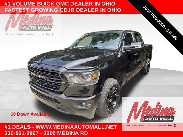 Diamond Black 2024 RAM 1500 Pickup Truck Four-Wheel Drive 8-Speed Automatic