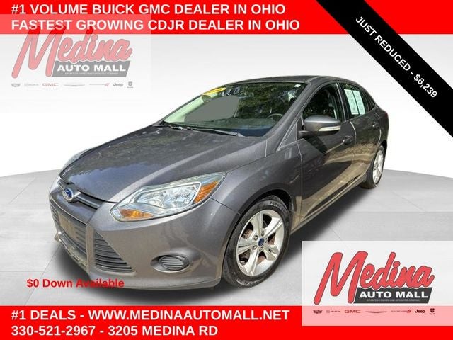Sterling Gray Metallic 2014 Ford Focus Sedan Front-Wheel Drive Automatic