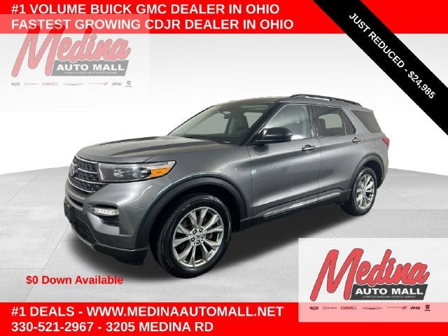 Carbonized Gray Metallic 2023 Ford Explorer SUV / Crossover All-Wheel Drive Automatic