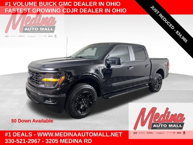 Agate Black Metallic 2024 Ford F-150 Pickup Truck Four-Wheel Drive Automatic