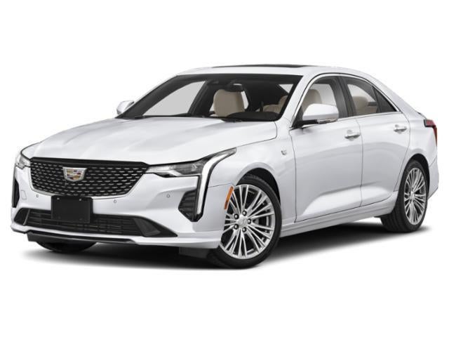 Crystal White 2023 Cadillac CT4 Sedan All-Wheel Drive 8-Speed Automatic