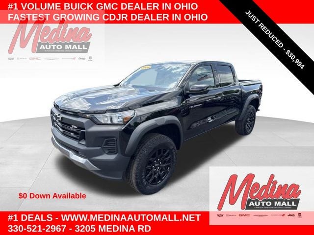 Black 2024 Chevrolet Colorado Pickup Truck Four-Wheel Drive Automatic