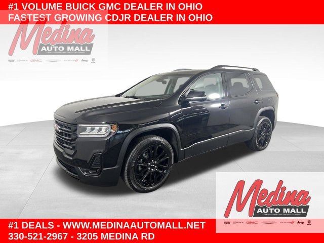 Black (Ebony Twilight Metallic) 2023 GMC Acadia SUV / Crossover Four-Wheel Drive Automatic