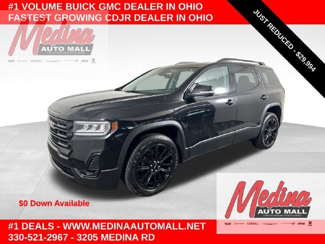 Black (Ebony Twilight Metallic) 2023 GMC Acadia SUV / Crossover Four-Wheel Drive Automatic