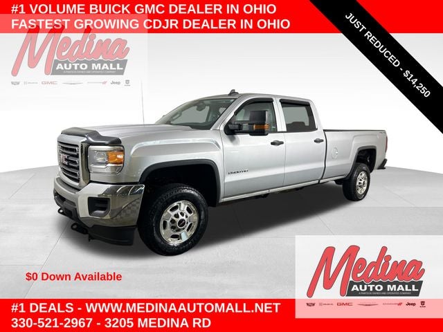 Quicksilver Metallic 2015 GMC Sierra 2500HD Pickup Truck Four-Wheel Drive 6-Speed Automatic Overdrive
