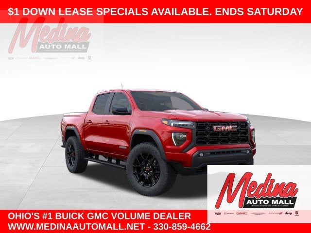 Volcanic Red Tintcoat 2026 GMC Canyon Pickup Truck Four-Wheel Drive 8-Speed Automatic