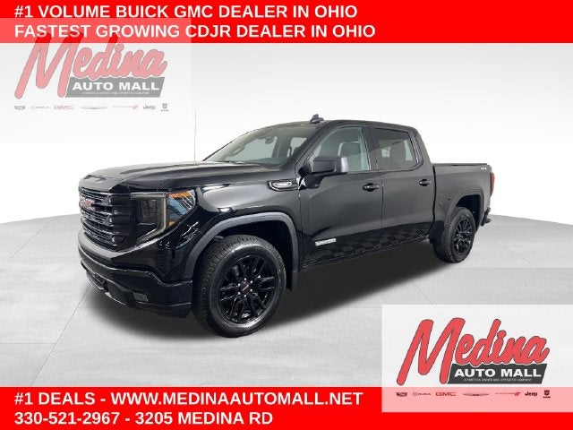 Onyx Black 2025 GMC Sierra 1500 Pickup Truck Four-Wheel Drive 8-Speed Automatic