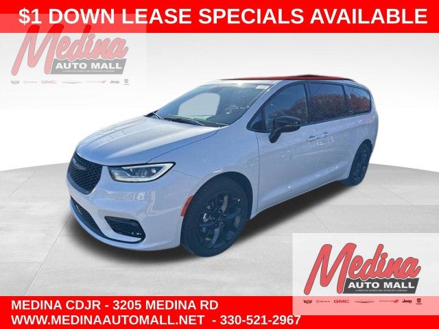 Bright White Clear-Coat Exterior Paint 2026 Chrysler Pacifica Minivan Front-Wheel Drive 9-Speed Automatic