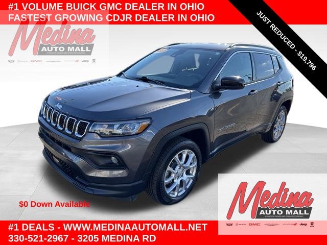 Gray (Granite Crystal Metallic Clearcoat) 2023 Jeep Compass SUV / Crossover Four-Wheel Drive 8-Speed Automatic