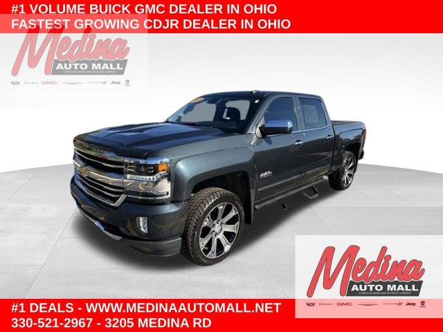 Gray (Graphite Metallic) 2018 Chevrolet Silverado 1500 Pickup Truck Four-Wheel Drive 8-Speed Automatic Overdrive
