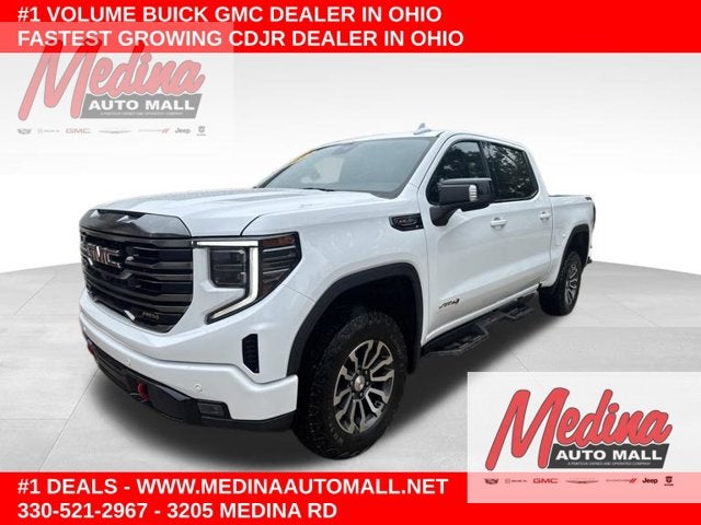 Summit White 2023 GMC Sierra 1500 Pickup Truck Four-Wheel Drive Automatic