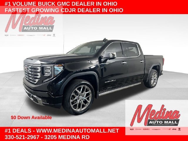Onyx Black 2025 GMC Sierra 1500 Pickup Truck Four-Wheel Drive Automatic