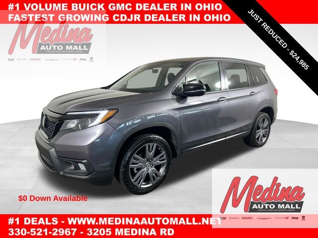 Gray (Modern Steel Metallic) 2021 Honda Passport EX-L AWD SUV / Crossover All-Wheel Drive Automatic