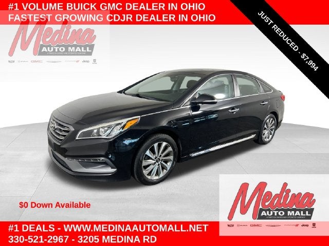 Phantom Black 2017 Hyundai Sonata Sedan Front-Wheel Drive Automatic