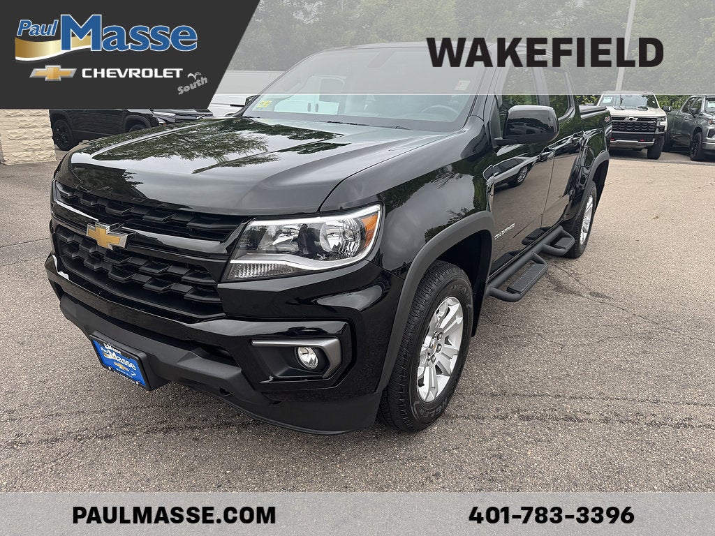 Black 2022 Chevrolet Colorado Pickup Truck Four-Wheel Drive Automatic