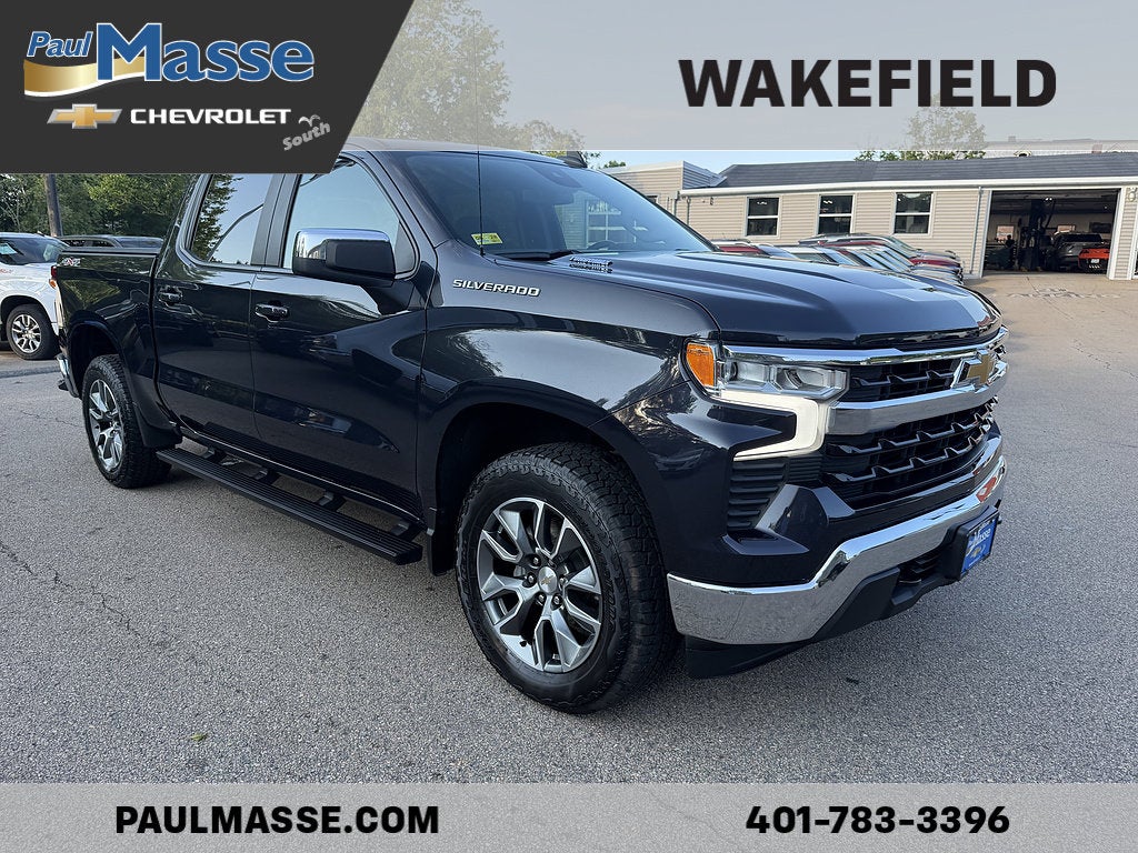 Dark Ash Metallic 2024 Chevrolet Silverado 1500 Pickup Truck Four-Wheel Drive Automatic