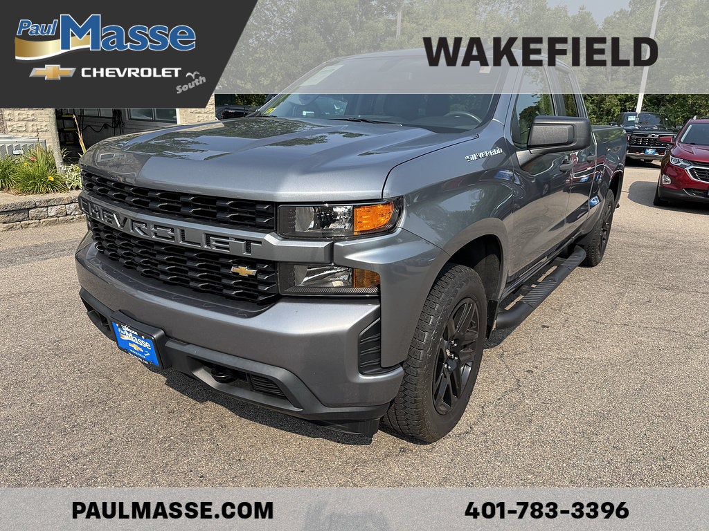 Gray (Satin Steel Metallic) 2020 Chevrolet Silverado 1500 Pickup Truck Four-Wheel Drive Automatic