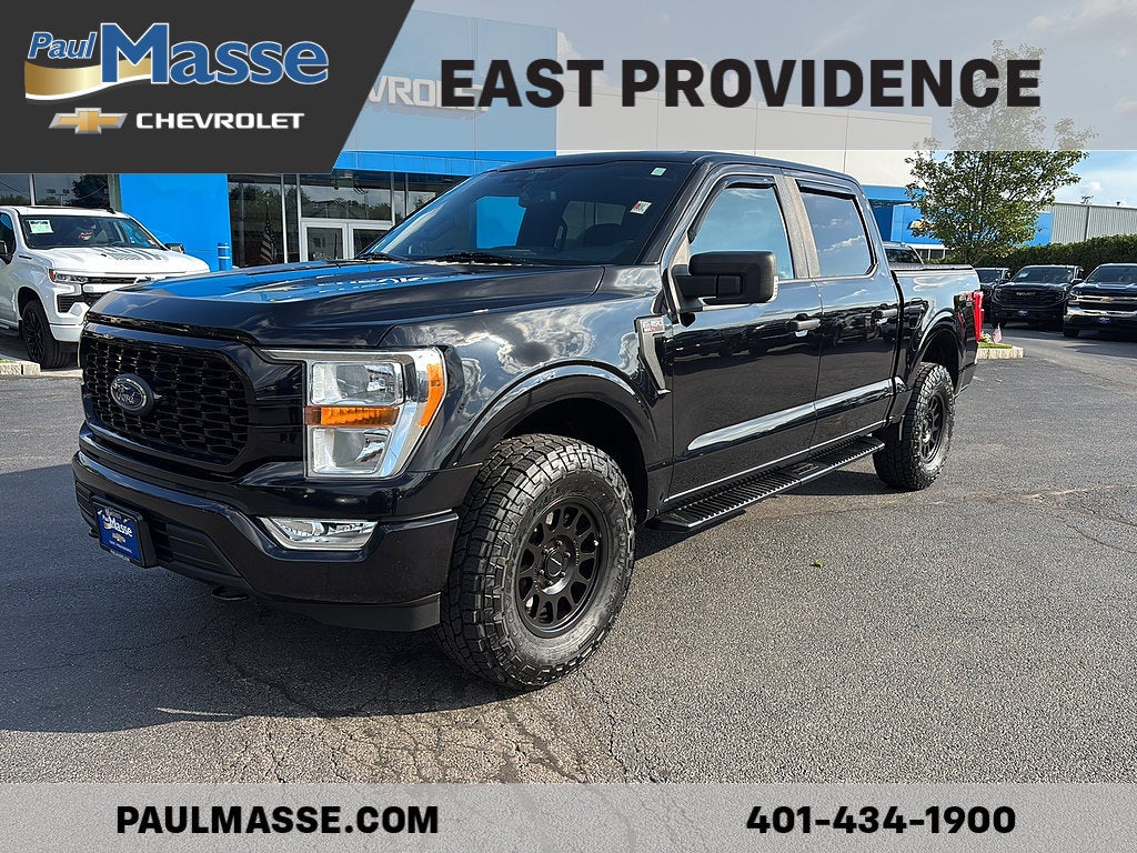 Black 2021 Ford F-150 Pickup Truck Four-Wheel Drive 