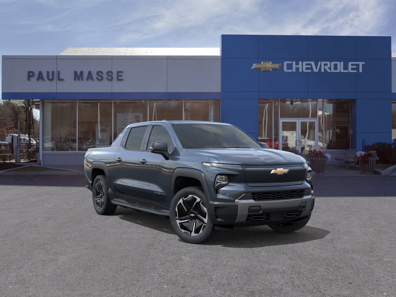 Blue Smoke Metallic 2026 Chevrolet Silverado EV Pickup Truck All-Wheel Drive Automatic