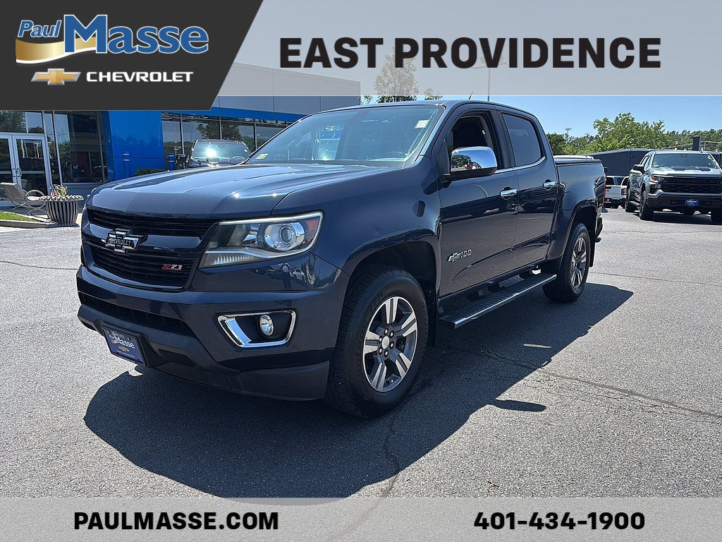Centennial Blue Metallic 2018 Chevrolet Colorado Pickup Truck Four-Wheel Drive Automatic