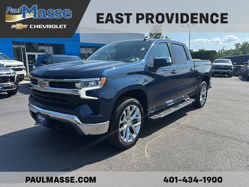Northsky Blue Metallic 2022 Chevrolet Silverado 1500 Pickup Truck Four-Wheel Drive Automatic