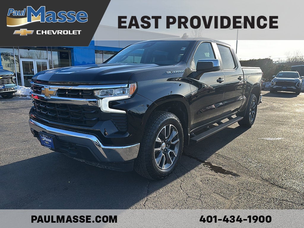 Black 2023 Chevrolet Silverado 1500 Pickup Truck Four-Wheel Drive Automatic