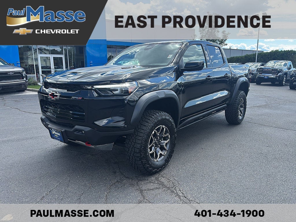 Black 2025 Chevrolet Colorado Pickup Truck Four-Wheel Drive Automatic