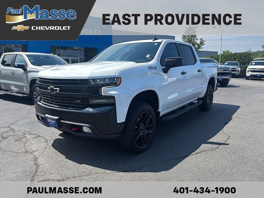 Summit White 2021 Chevrolet Silverado 1500 Pickup Truck Four-Wheel Drive Automatic