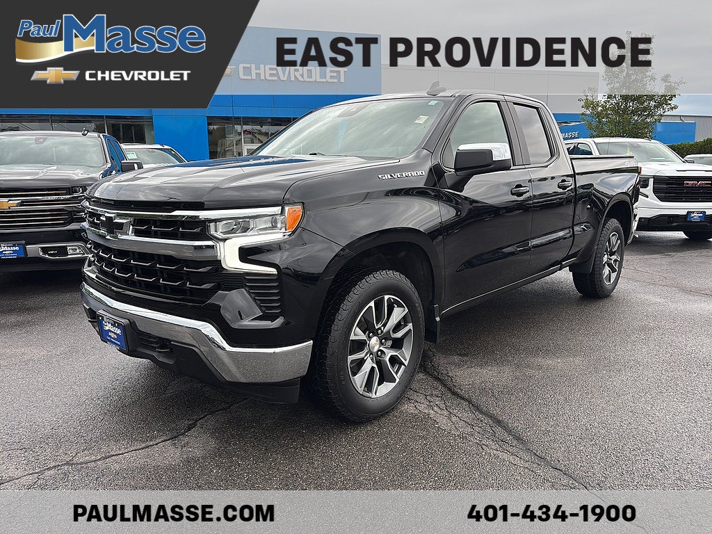 Black 2023 Chevrolet Silverado 1500 Pickup Truck Four-Wheel Drive Automatic