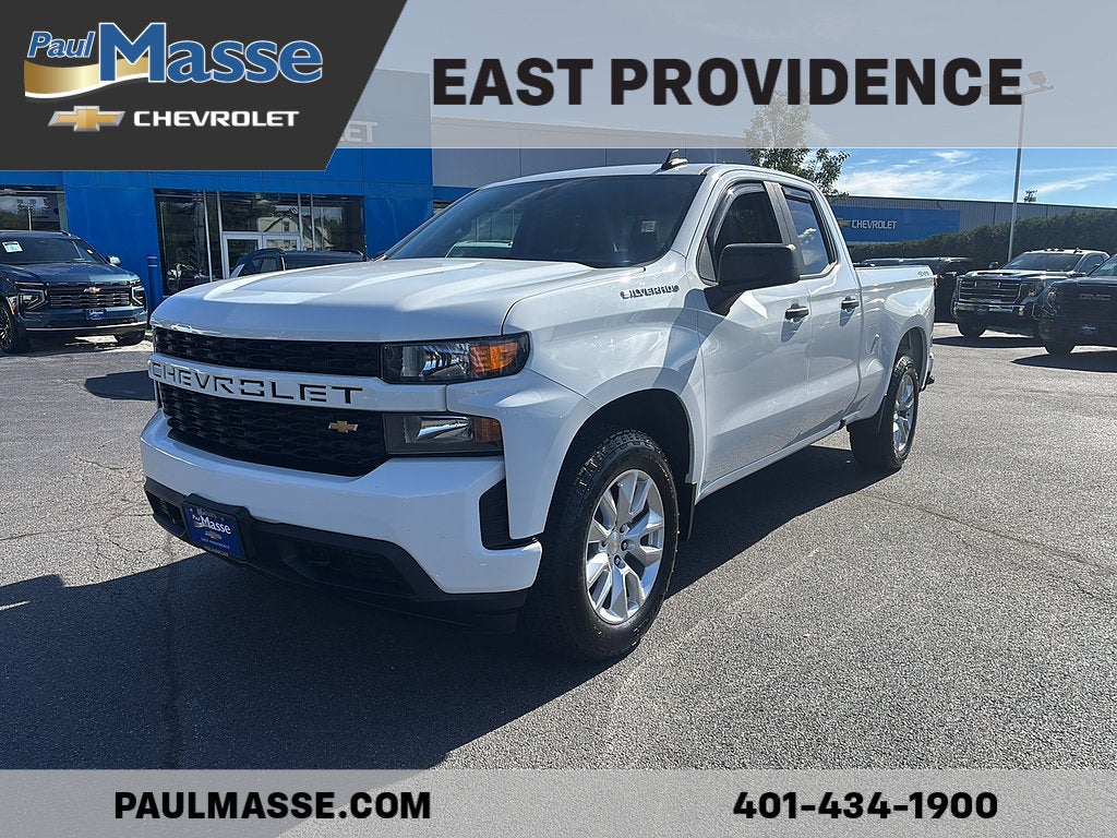 Summit White 2021 Chevrolet Silverado 1500 Pickup Truck Four-Wheel Drive Automatic