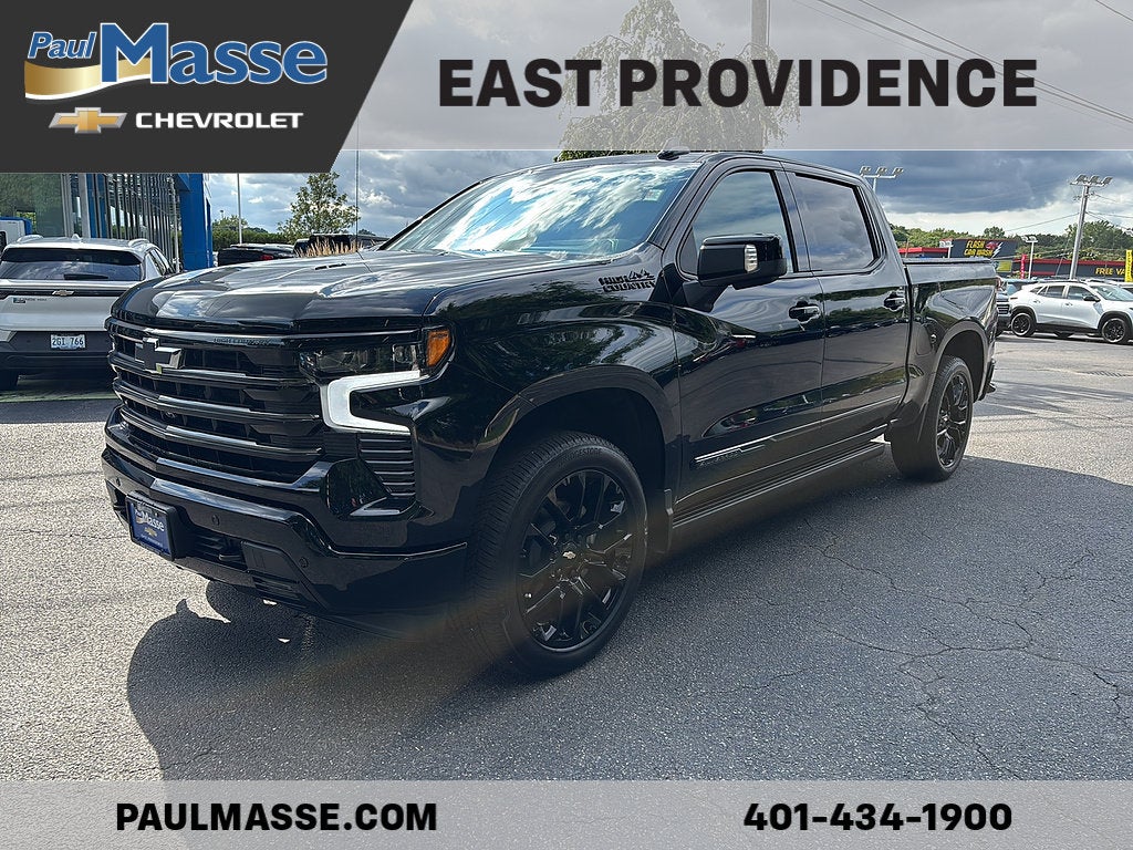 Black 2025 Chevrolet Silverado 1500 Pickup Truck Four-Wheel Drive Automatic