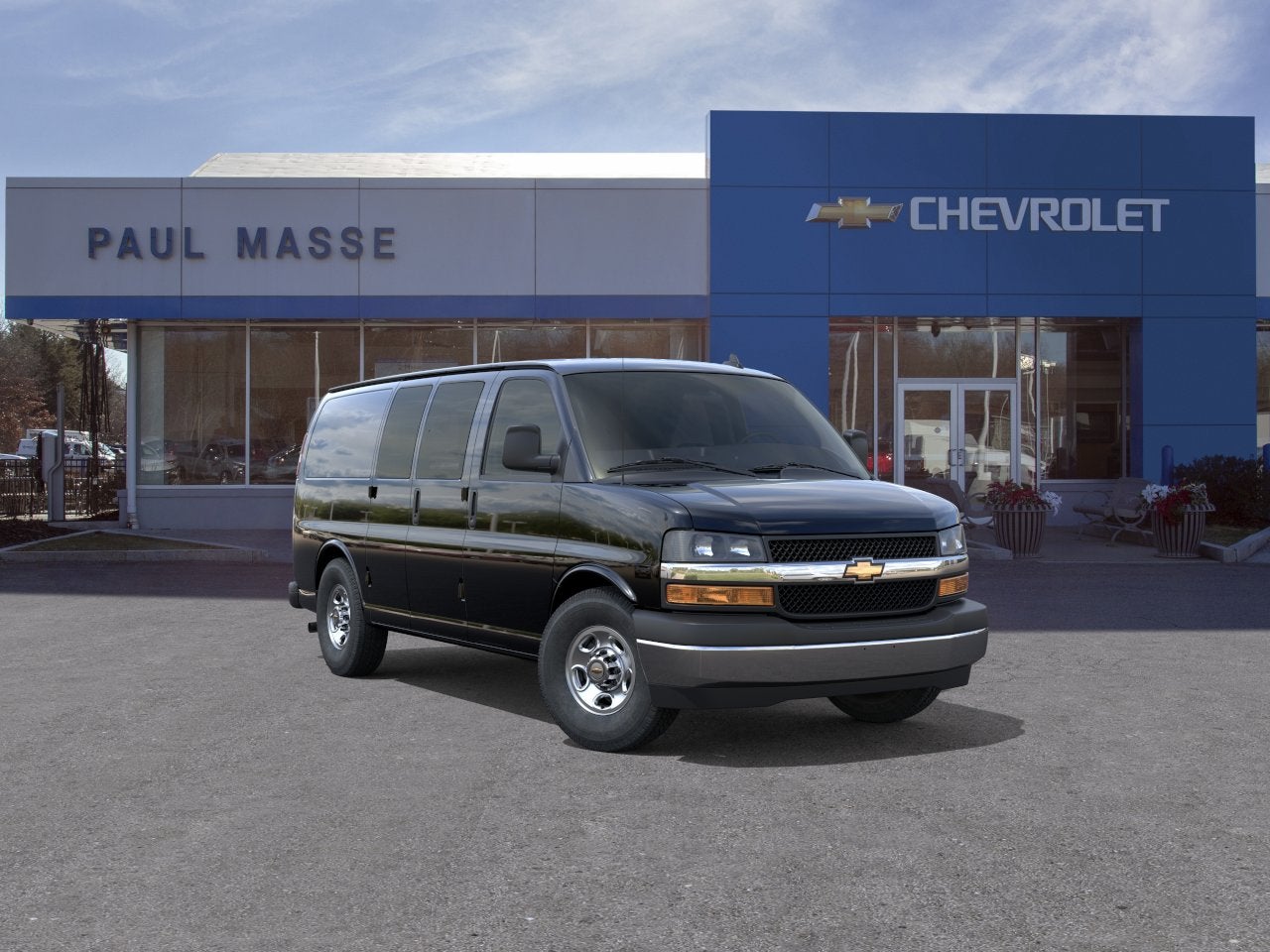 Black 2027 Chevrolet Express Cargo Van Rear-Wheel Drive Automatic